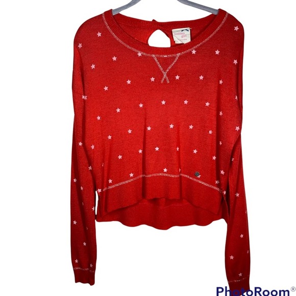 Tommy Hilfiger Sweaters - Tommy Girl Stars Sweater Red Size Small